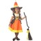 California Costumes Toddler Orange and White Candy Corn Halloween Costume - Size 3t-4t